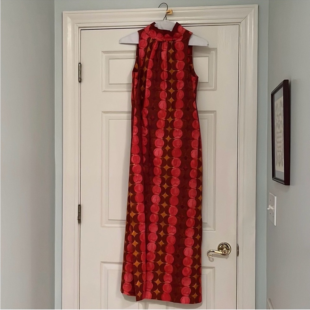Frances Valentine Love Circle Cotton Maxi Dress size XL - Picture 2 of 8